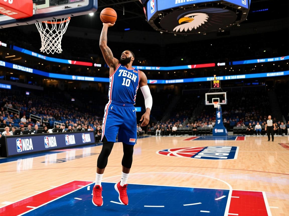 76人轻取老鹰，恩比德狂砍30分  第3张