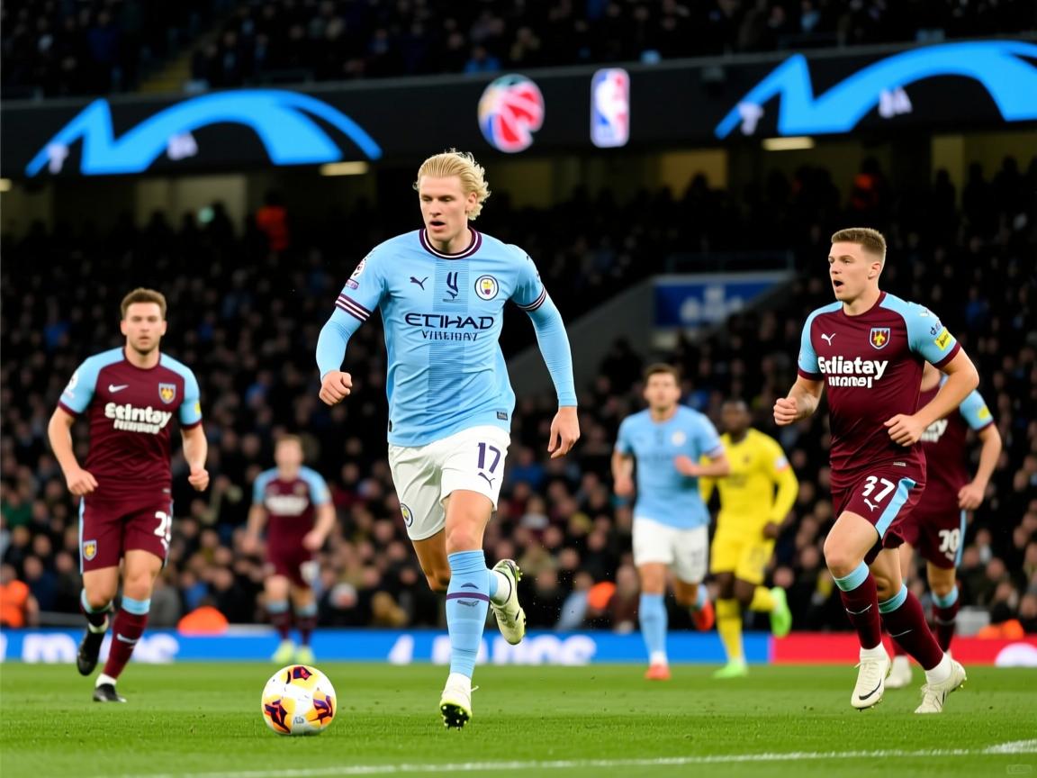 英超-哈兰德2射1传赖因德斯破门曼城3-0西汉姆各赛事7连胜