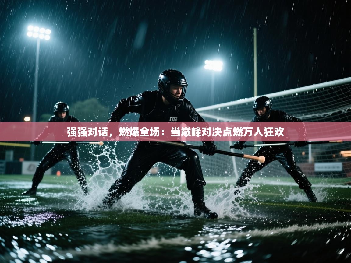 强强对话，燃爆全场：当巅峰对决点燃万人狂欢
